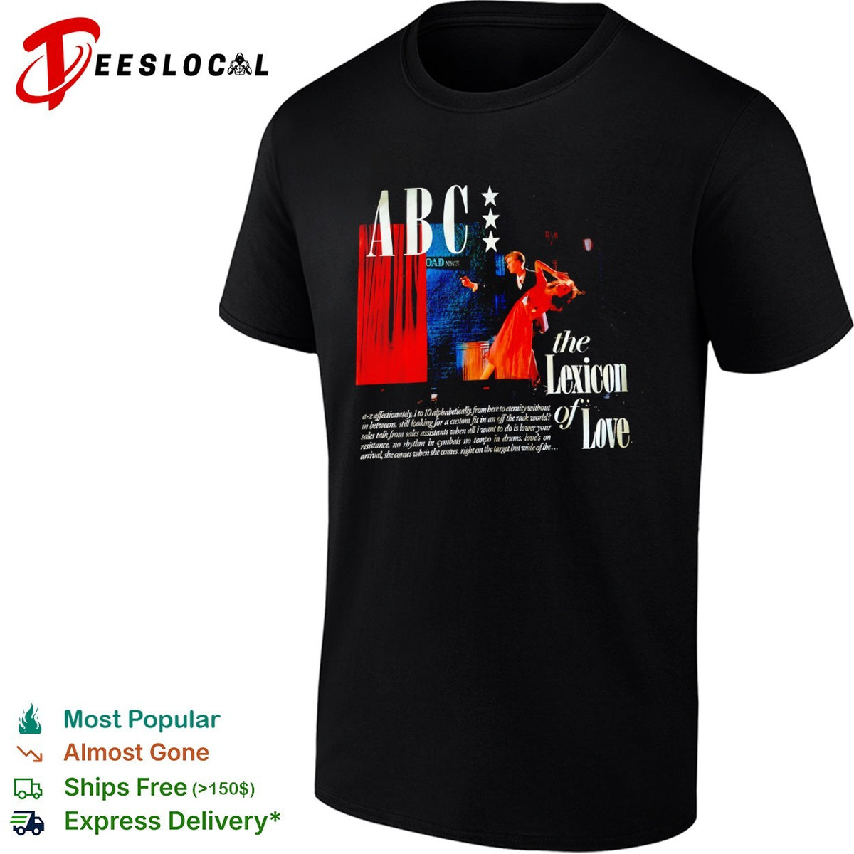 ABC the Lexicon of Love a z affectionately 1 to 10 alphabetically from here shirt