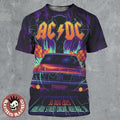 ACDC Adelaide PWR Up Tour Poster 2025 In South Australia At Adelaide Street Circuit On 30 November 2025 The Dodge Charger Art All Over Print Shirt