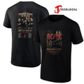 ACDC Independence day tour United States of metal born to rock free graphic signature shirt