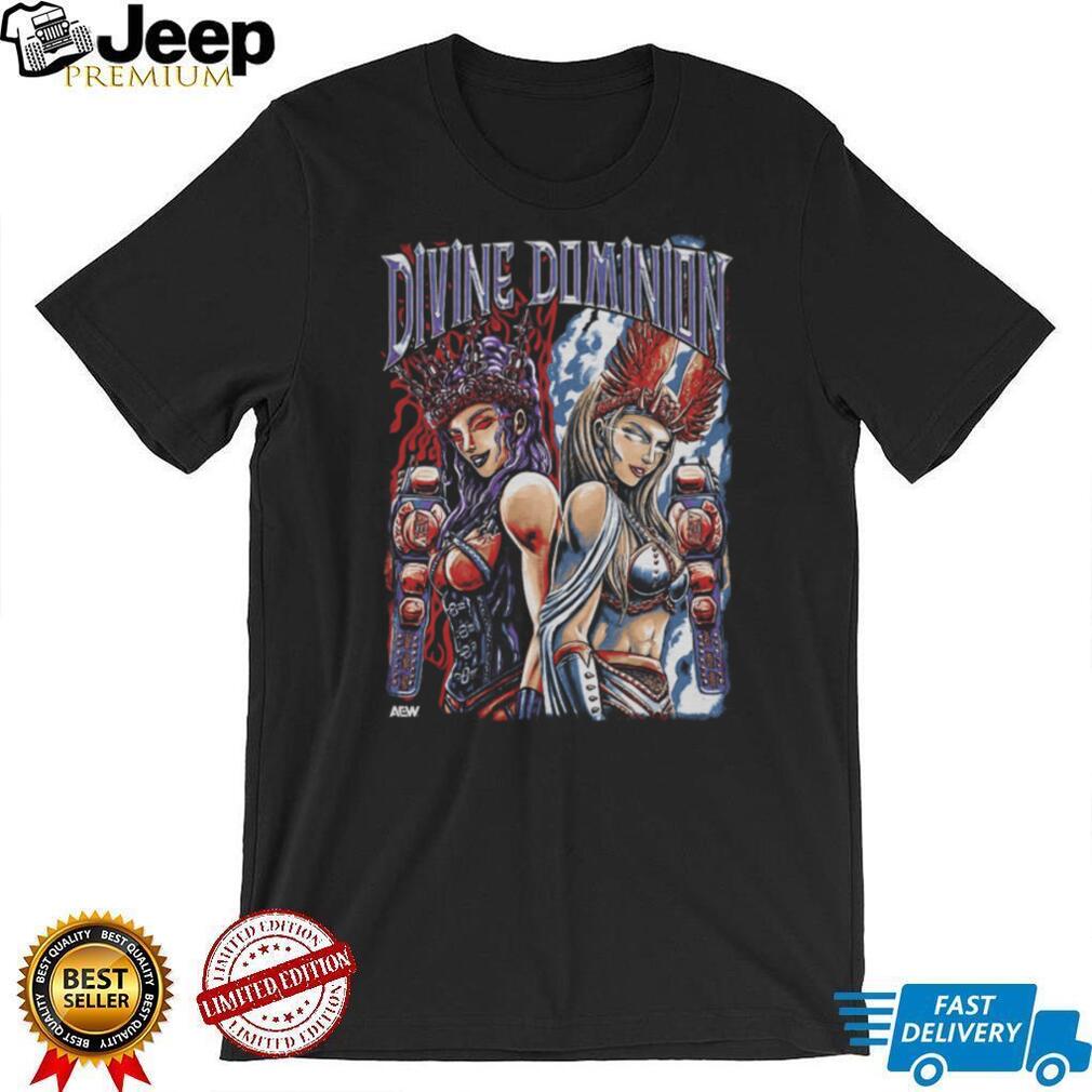 AEW Julia Hart and Skye Blue Divine Dominion Graphic T Shirt