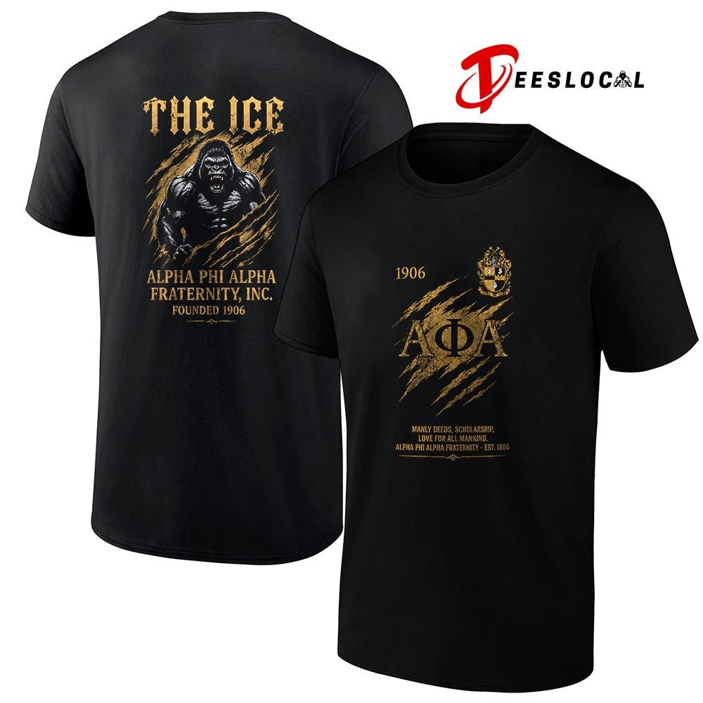 APA manly deeds scholarship The Ice Alpha Phi Alpha graphic shirt