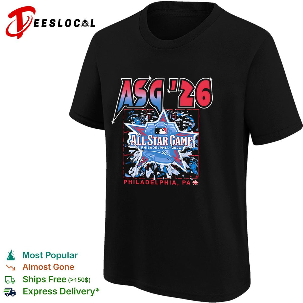 ASG 26 All Star Game Philadelphia 2026 Liberty Bell Baseball shirt