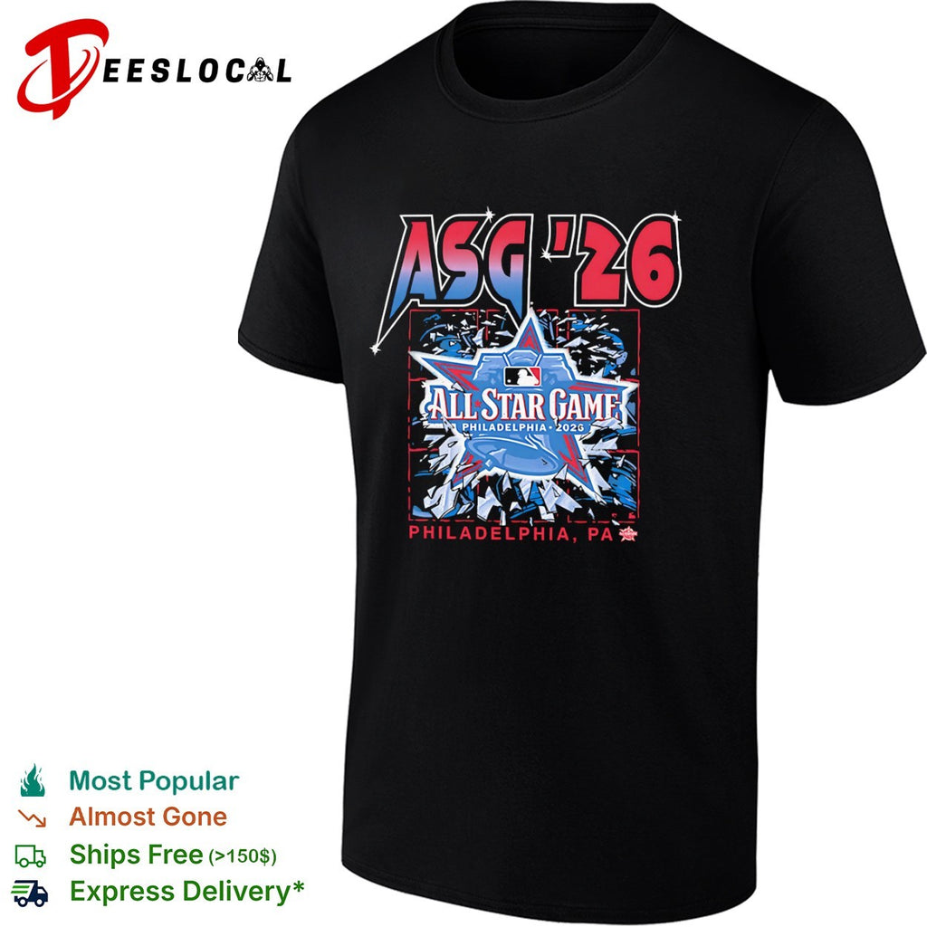 ASG 26 All Star Game Philadelphia 2026 Liberty Bell Baseball shirt