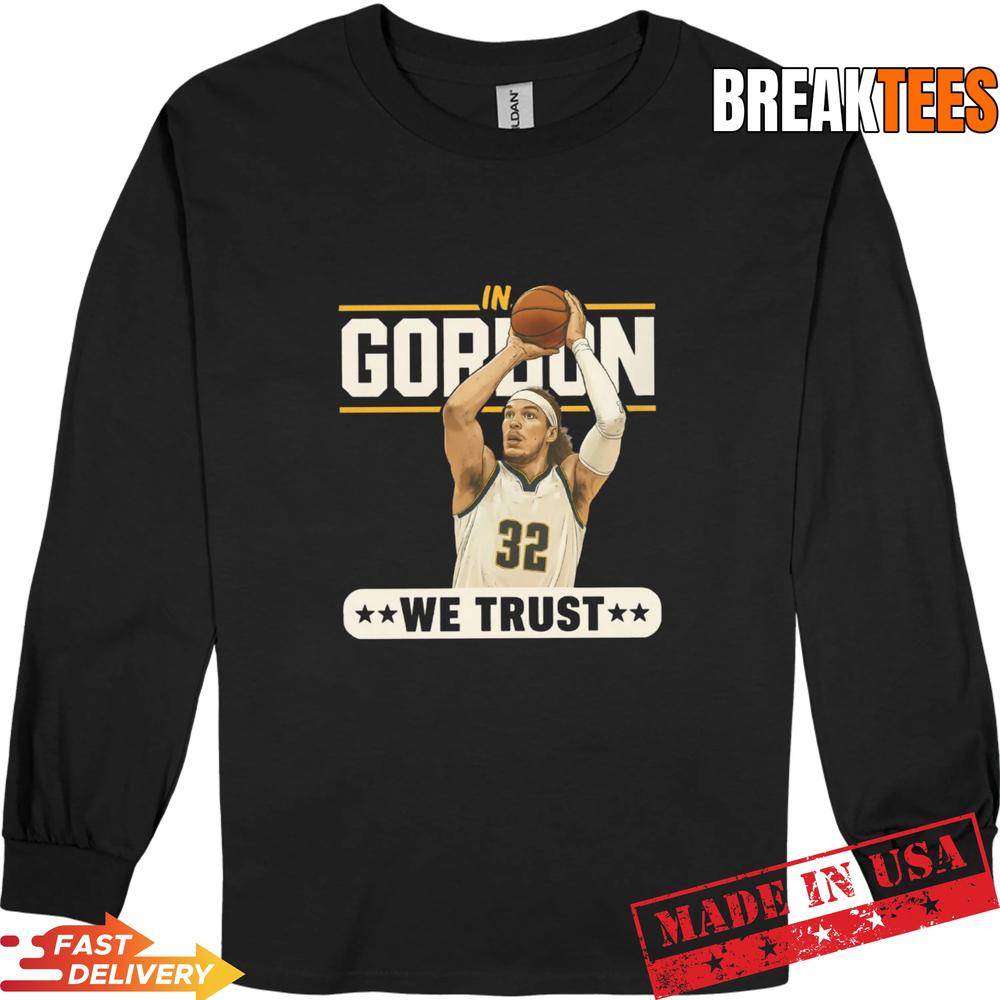 Aaron Gordon #32 We Trust Basketball Graphic Shirt