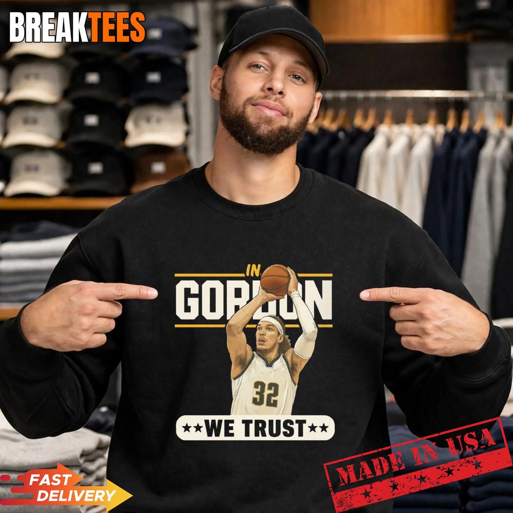 Aaron Gordon #32 We Trust Basketball Graphic Shirt