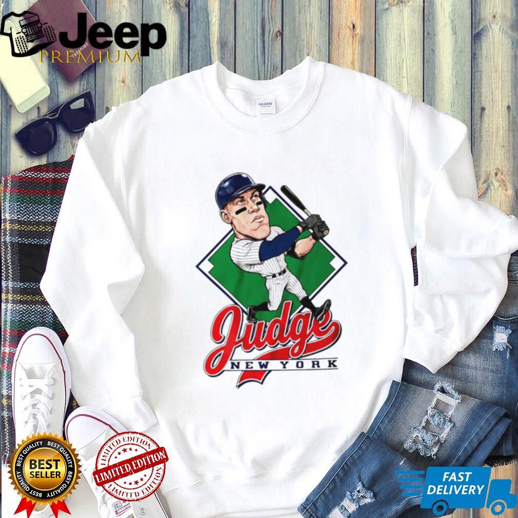 Aaron Judge New York Yankees Baseball Player Caricature T Shirt