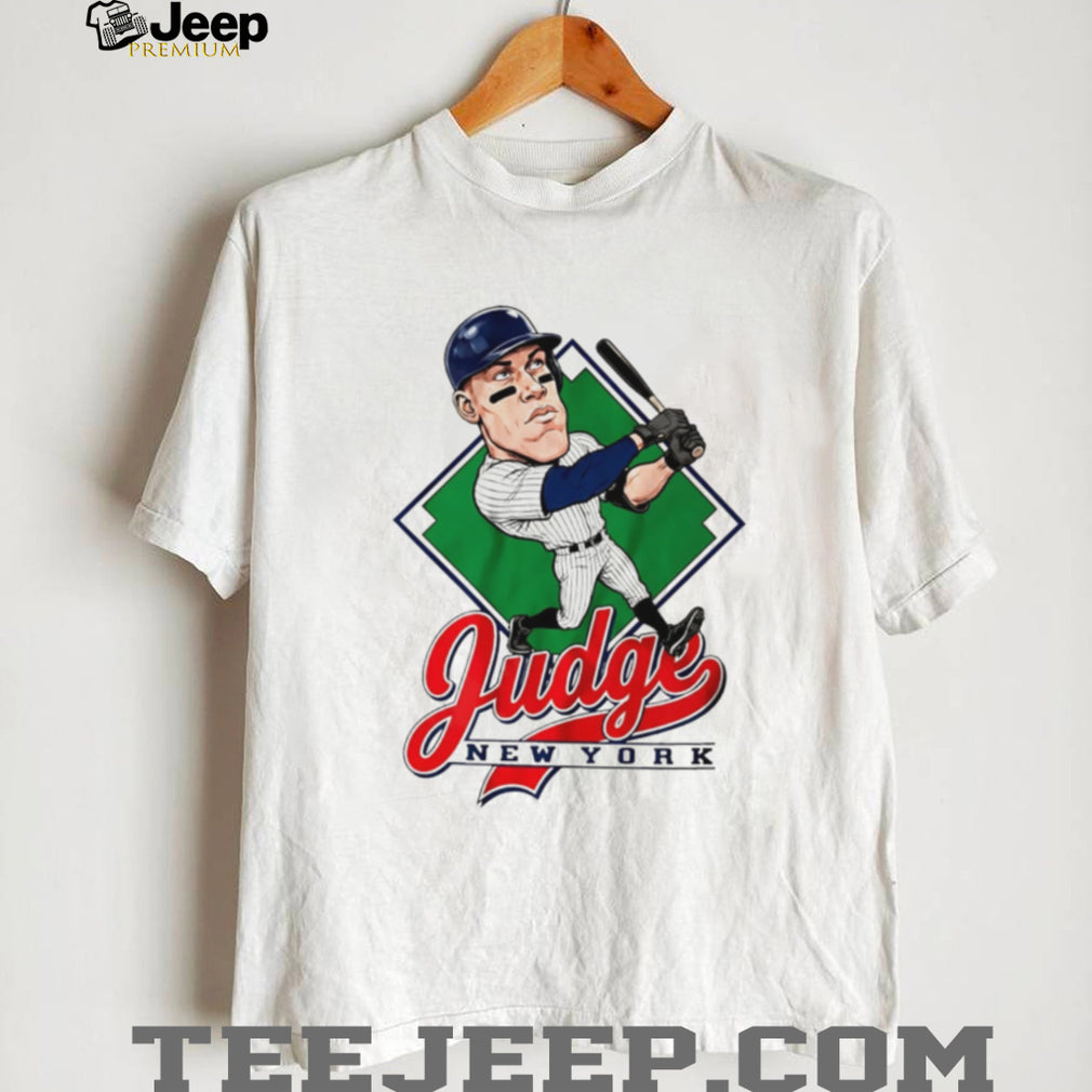 Aaron Judge New York Yankees Baseball Player Caricature T Shirt