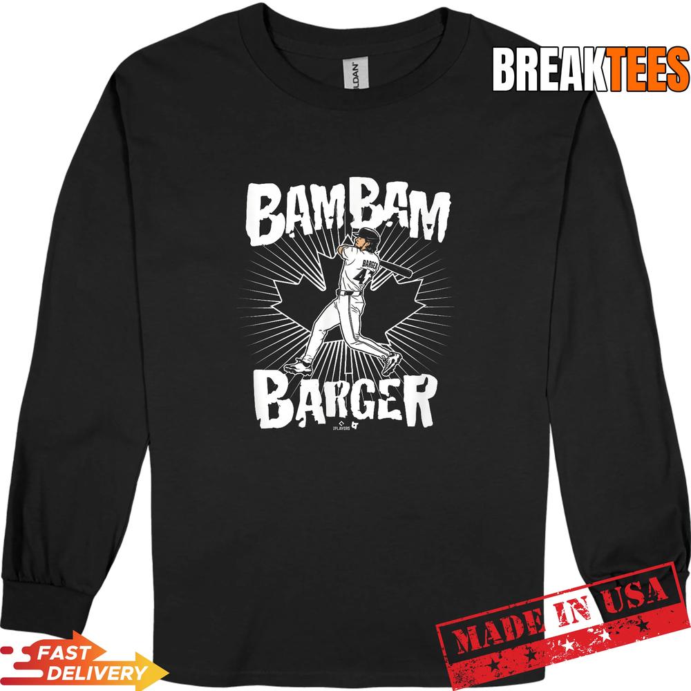 Addison Barger Bam Bam Slugger Swing Toronto Baseball Shirt