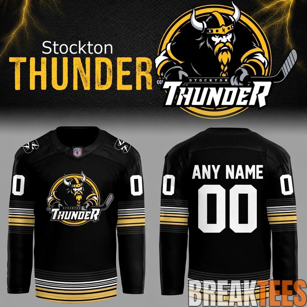 Adirondack Thunder x Stockton Thunder FPHL 2026 Custom Hockey Jersey