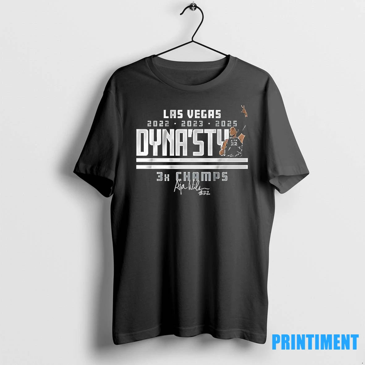 Aja Wilson Dynasty 3x Champs Tshirts Sweater