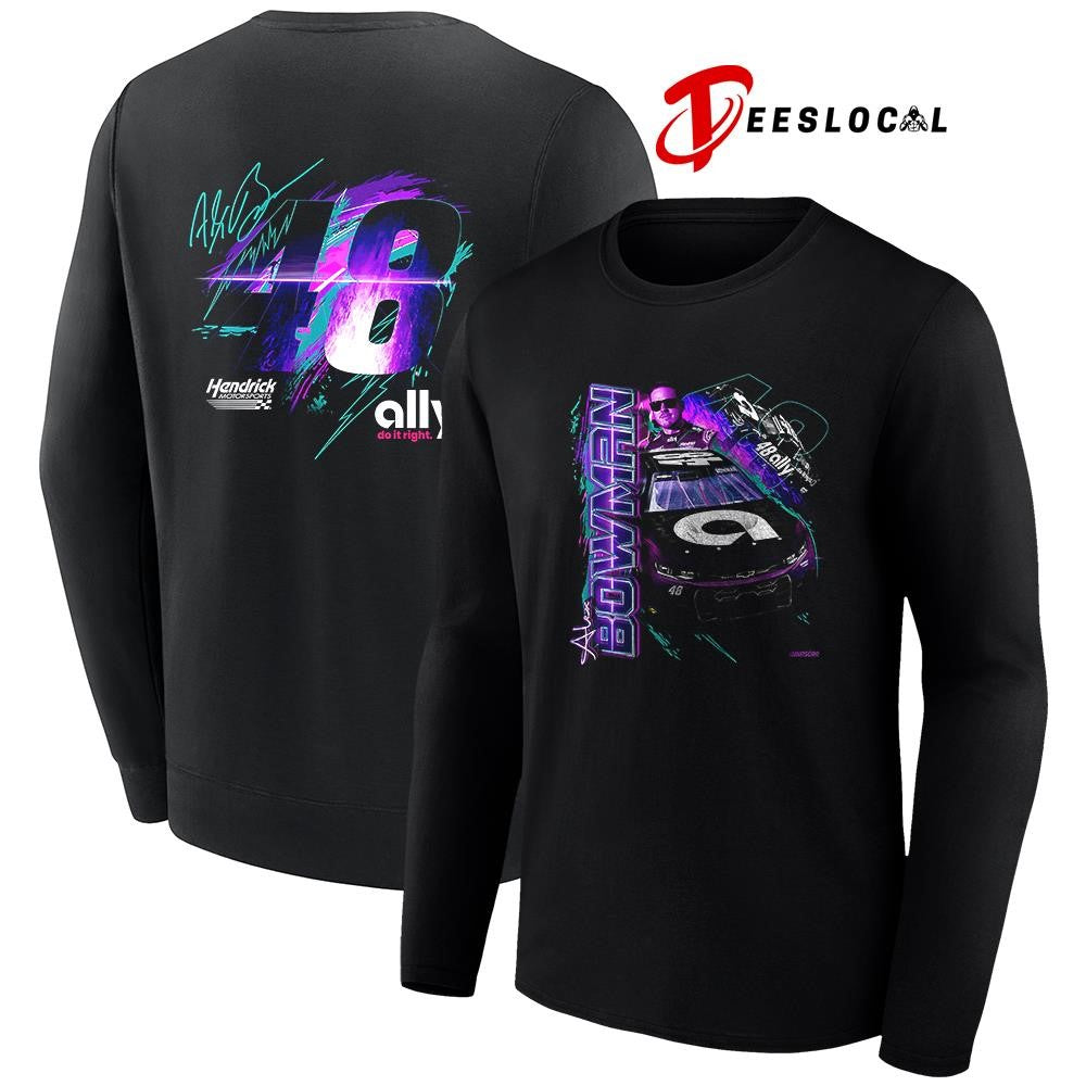 Alex Bowman Ally Flash do it right car racing signature shirt