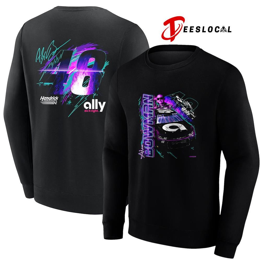 Alex Bowman Ally Flash do it right car racing signature shirt