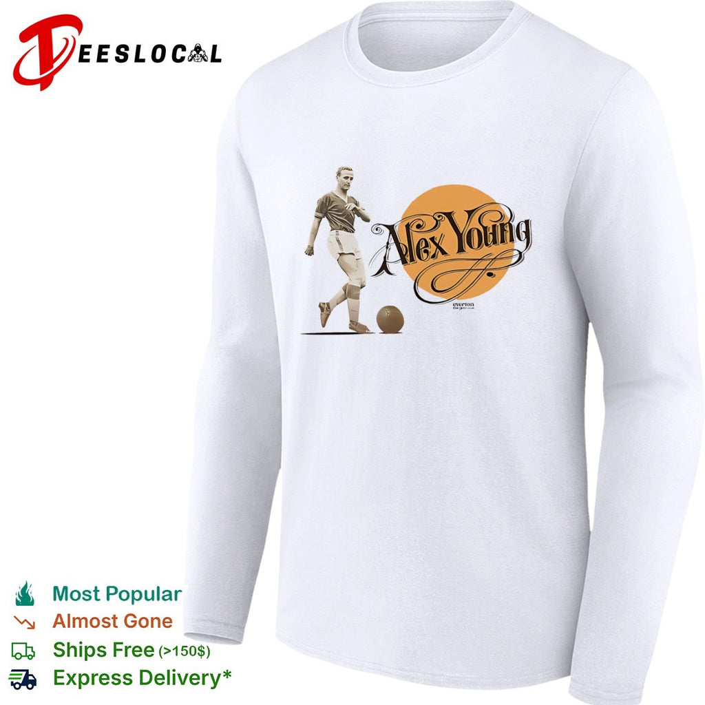 Alex Young Everton player shirt