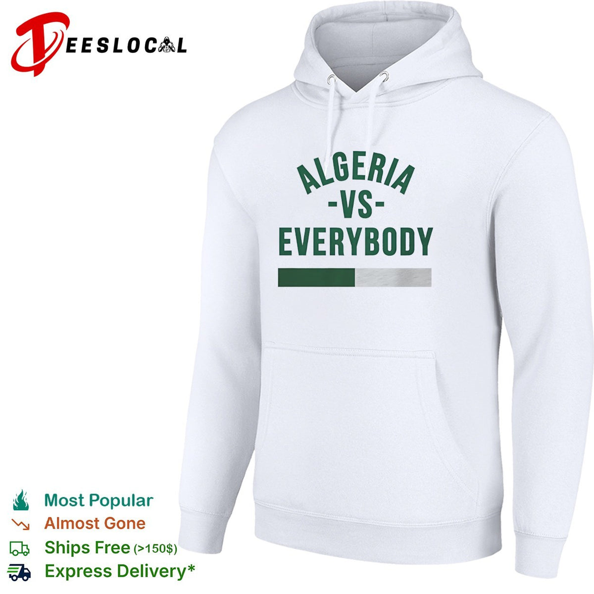 Algeria vs everybody flag soccer pride shirt