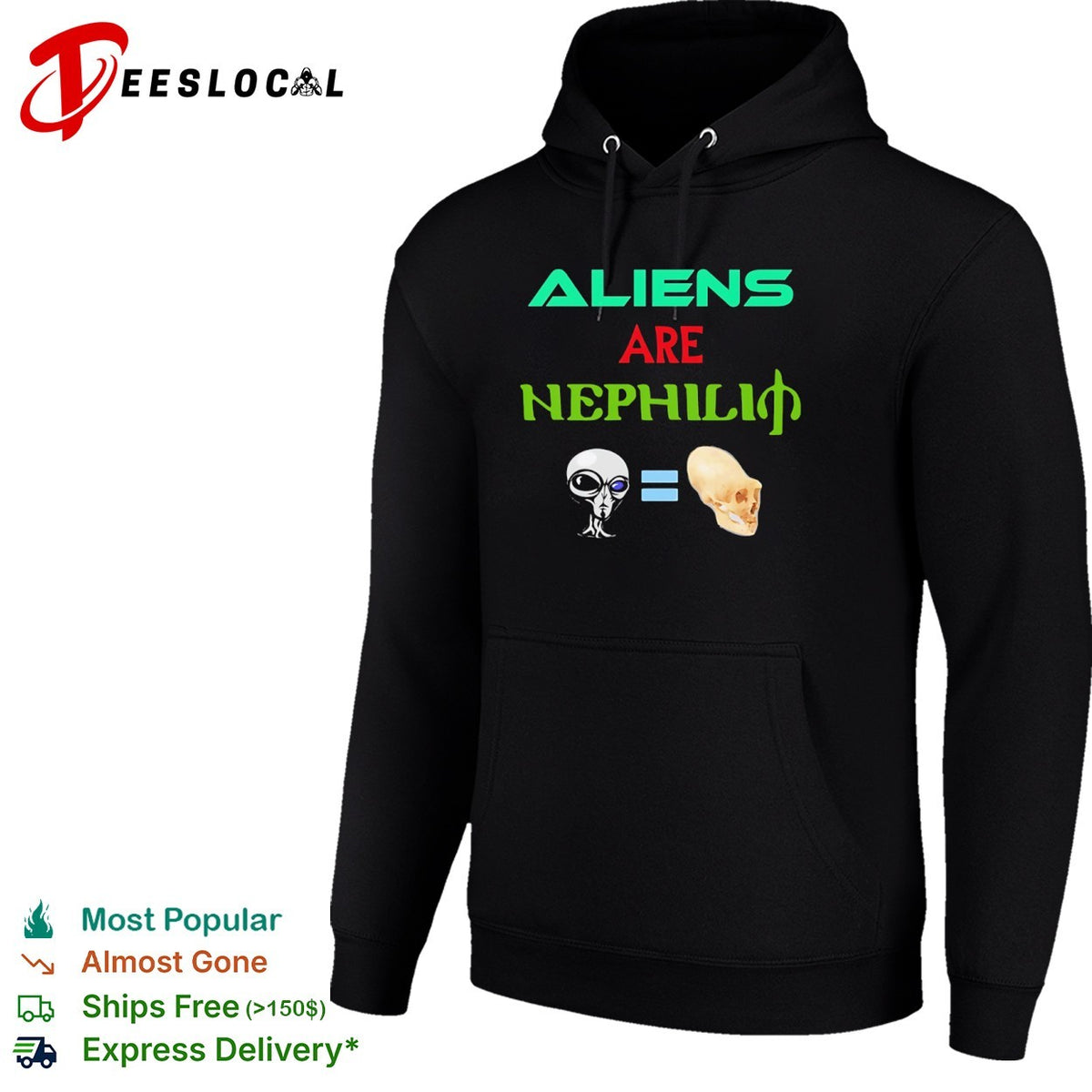 Aliens are Nephilim Paracelsus Alien and Elongated Skull Conspiracy Theory shirt
