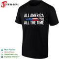 All America All the Time The Dan Bongino Show American Flag Patriotic shirt