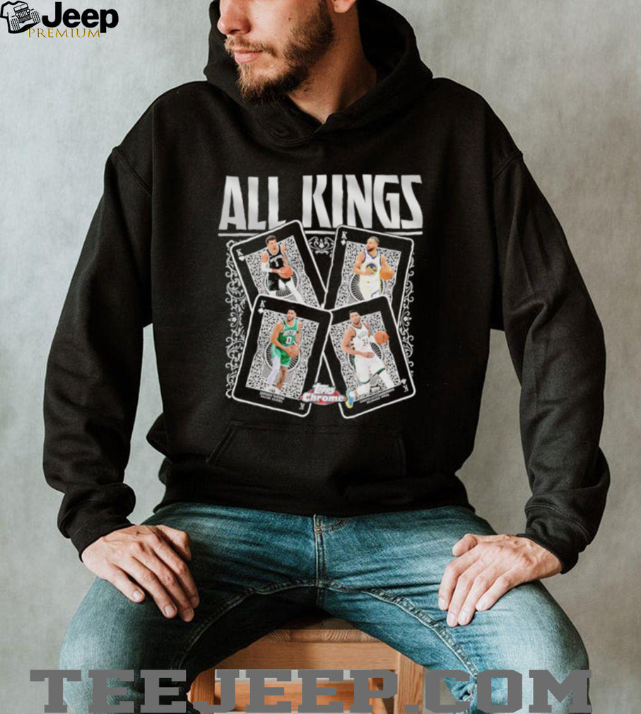 All Kings NBA Stars Topps Chrome Playing Cards Basketball T Shirt