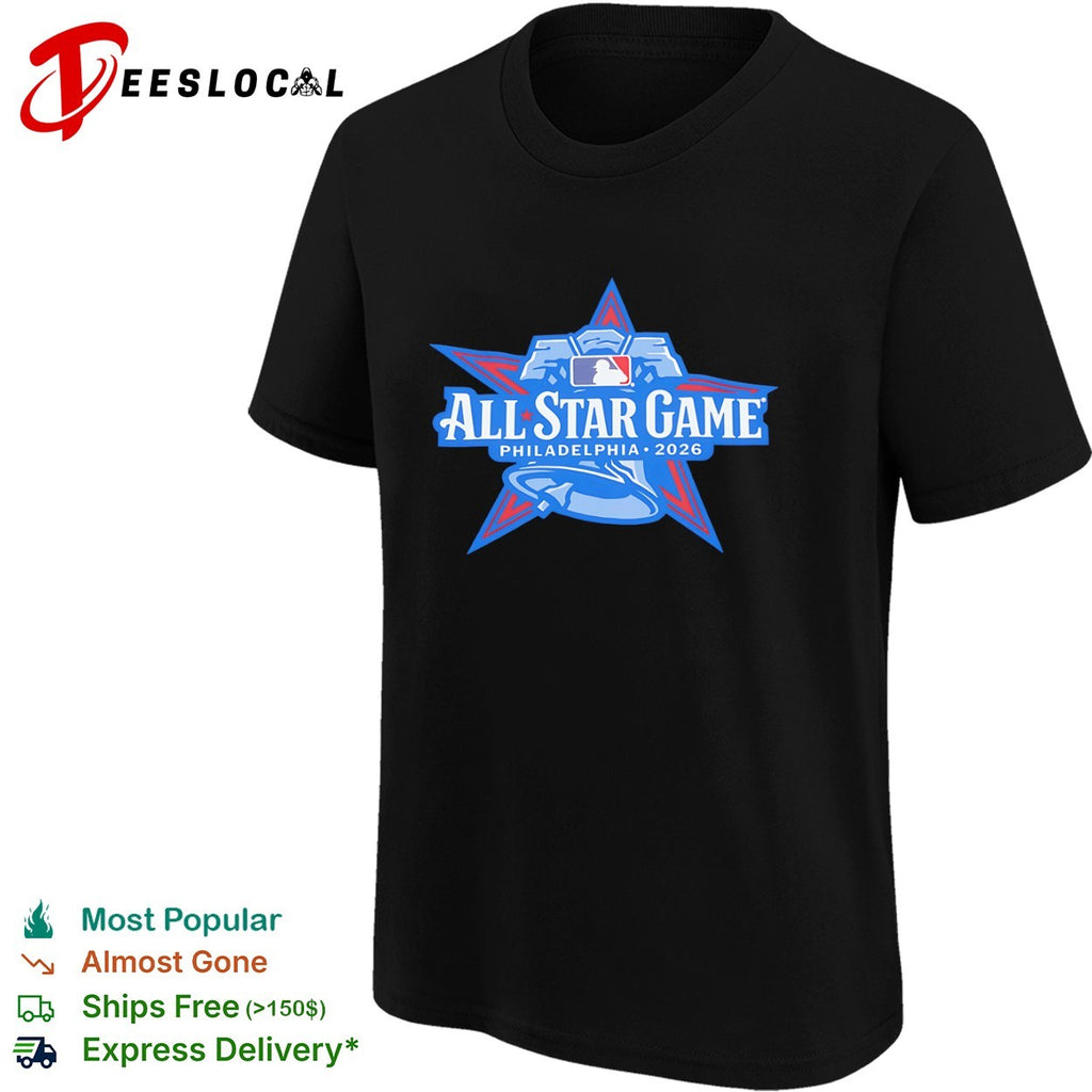 All Star Game Philadelphia 2026 MLB Logo Liberty Bell Baseball shirt
