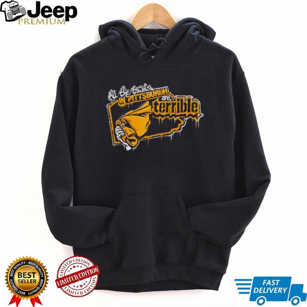All The Towels In Pittsburgh Are Terrible Hockey Fan Rivalry Retro T Shirt