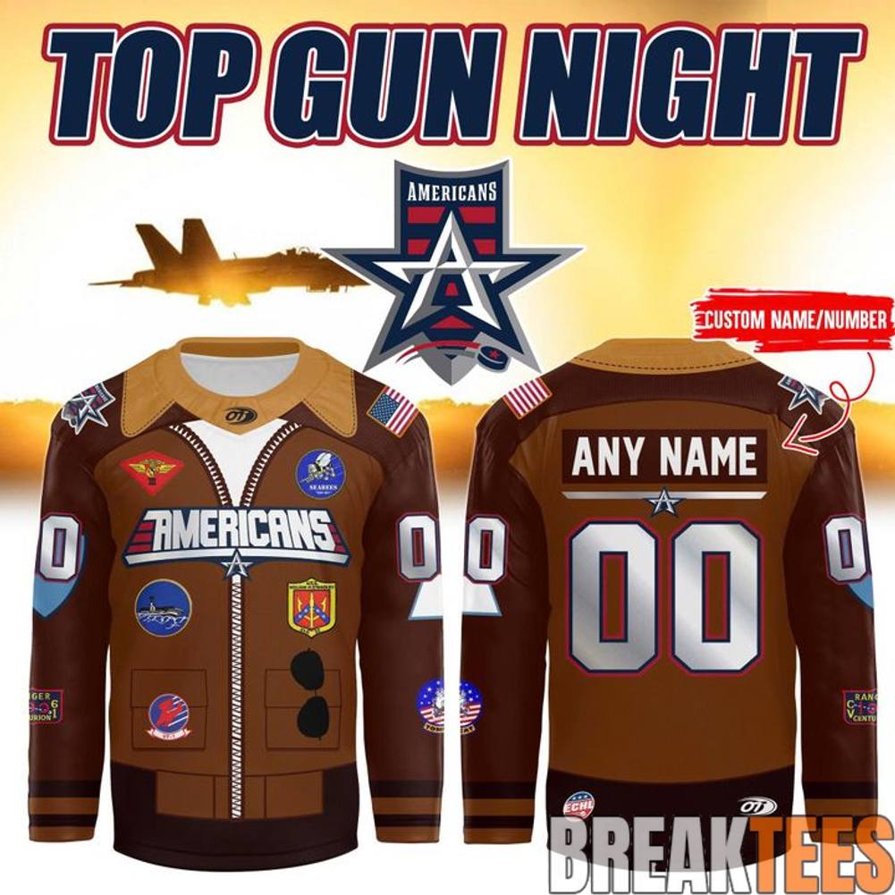 Allen Americans 2026 Top Gun Night Custom Hockey Jersey