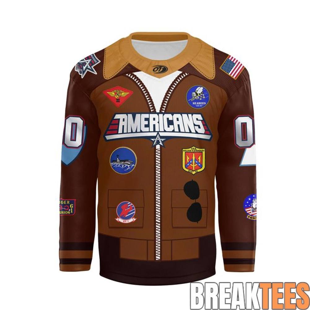 Allen Americans 2026 Top Gun Night Custom Hockey Jersey