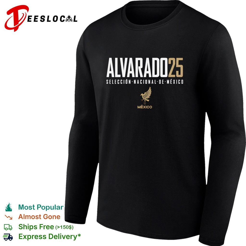 Alvarado 25 Mexico Seleccion Nacional soccer shirt