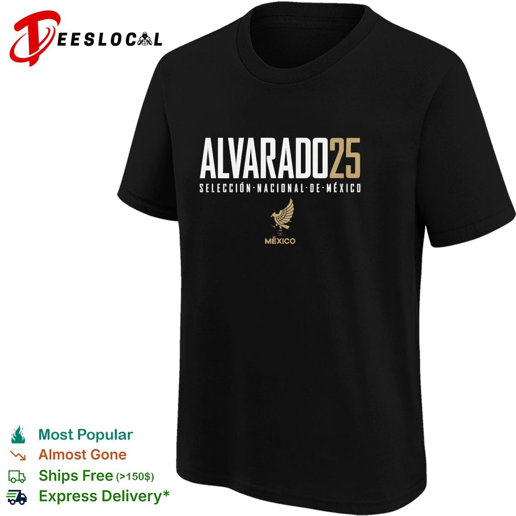 Alvarado 25 Mexico Seleccion Nacional soccer shirt