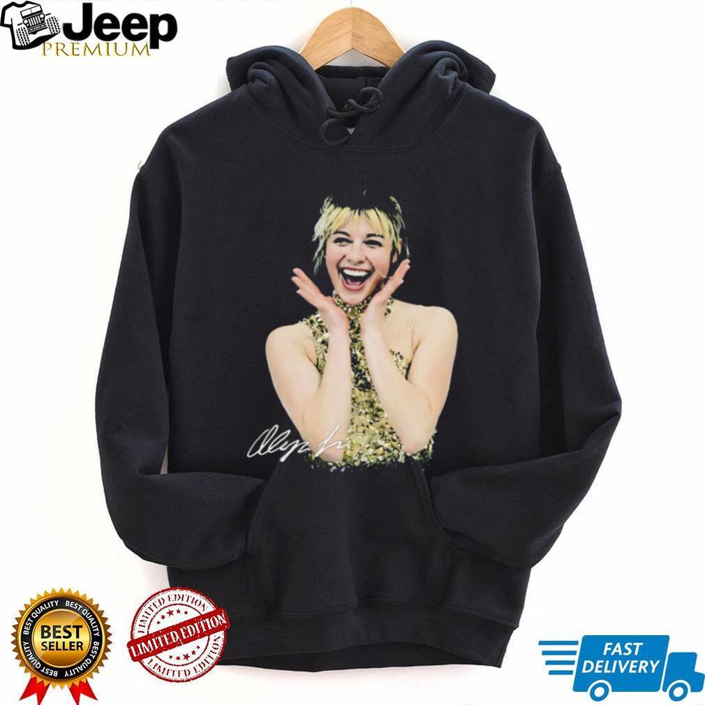 Alyssa P Happy Expression Signature Graphic T Shirt