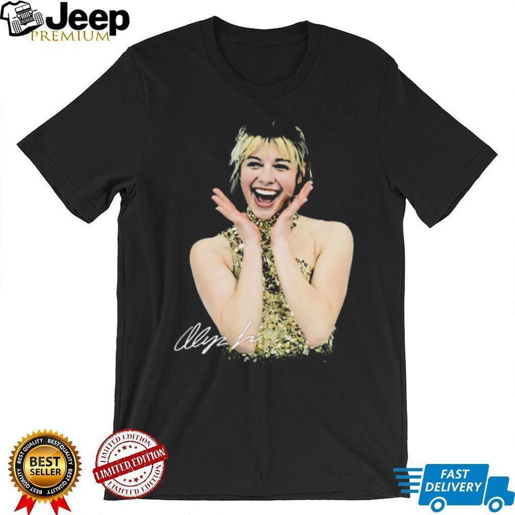Alyssa P Happy Expression Signature Graphic T Shirt