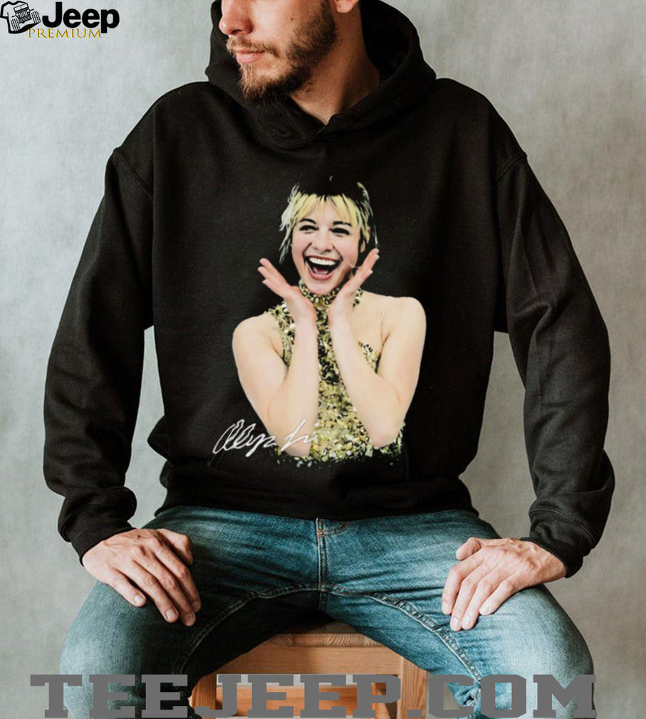Alyssa P Happy Expression Signature Graphic T Shirt