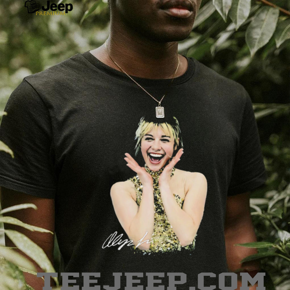 Alyssa P Happy Expression Signature Graphic T Shirt
