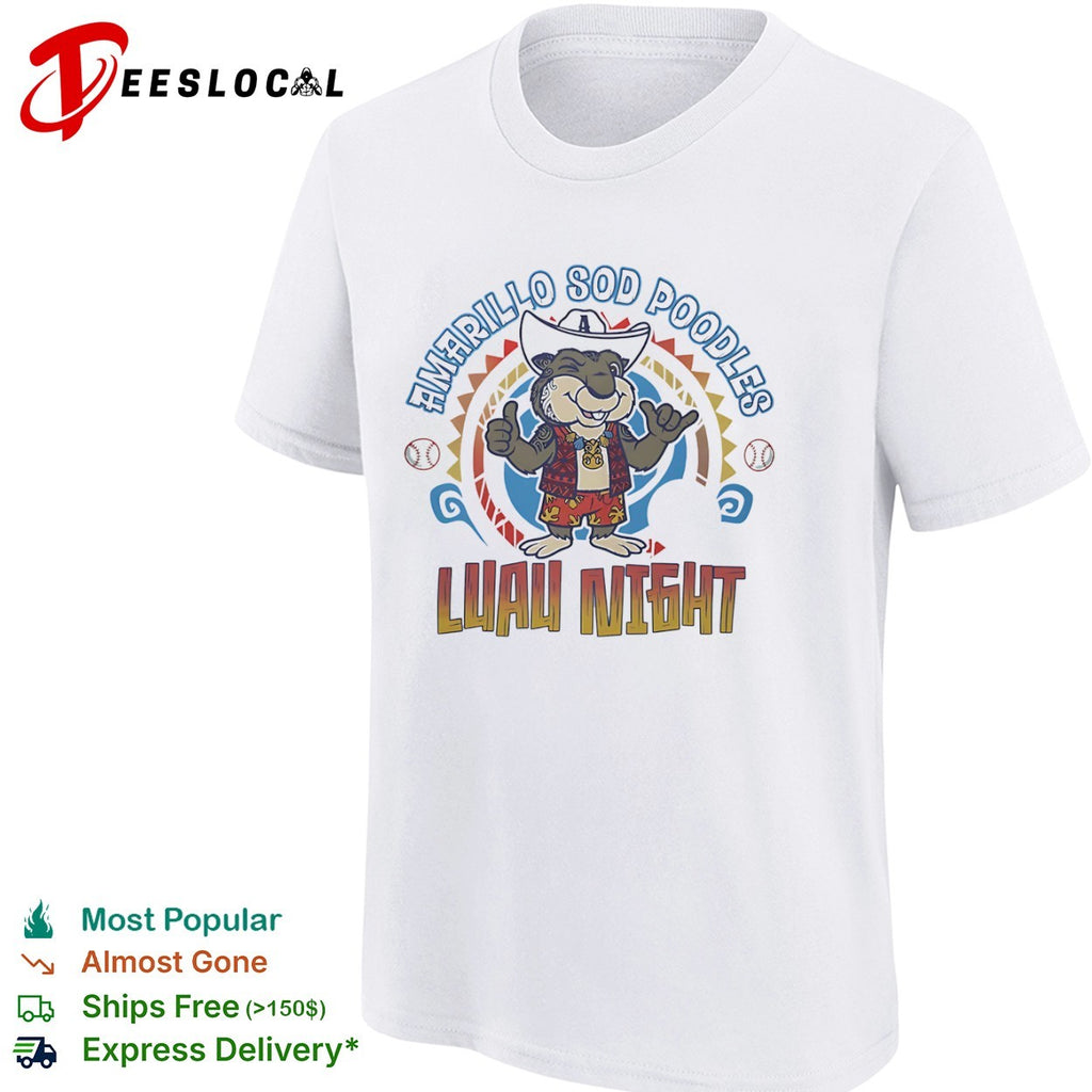 Amarillo Sod Poodles Luau Night Minor League Baseball Shirt