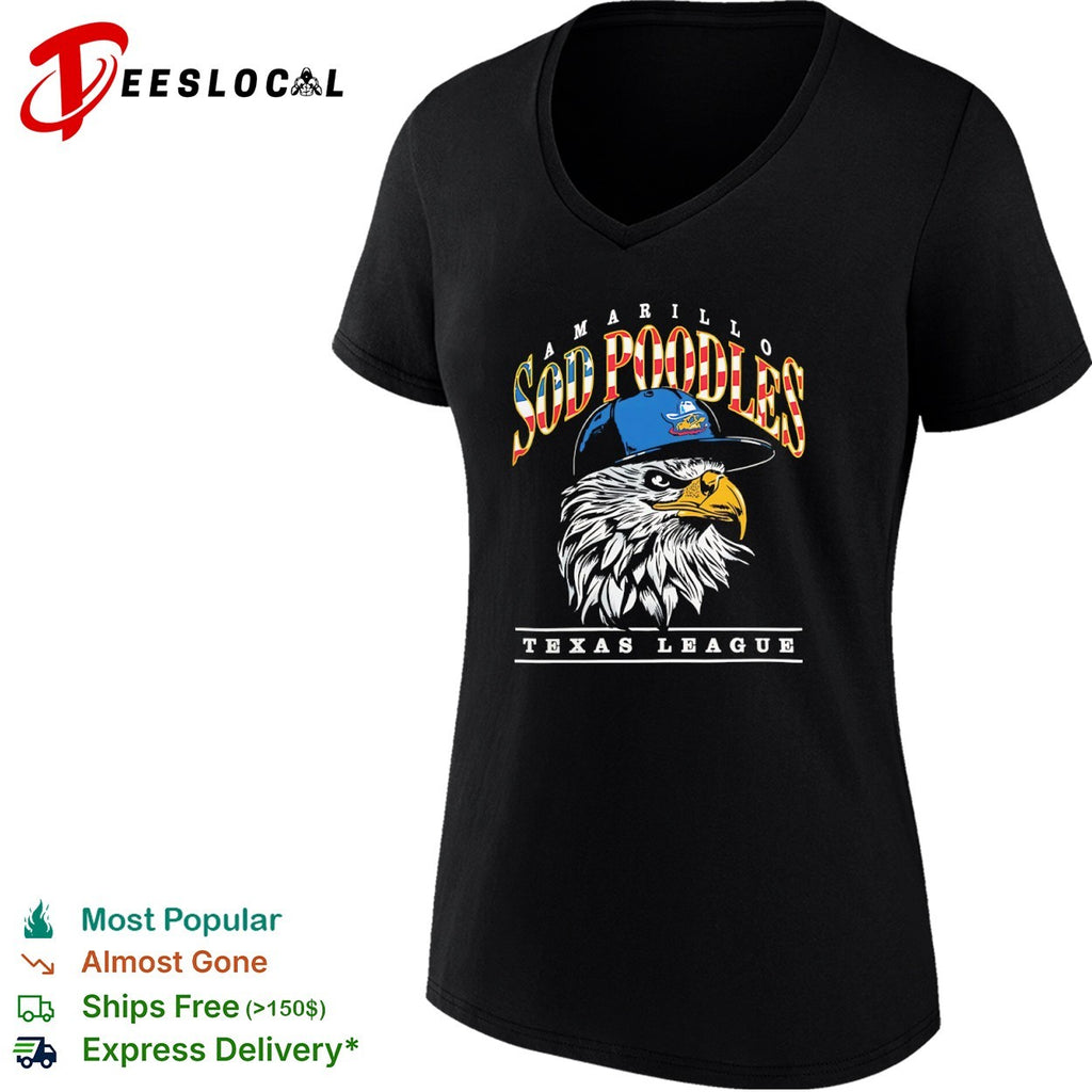 Amarillo Sod Poodles Texas League eagle shirt