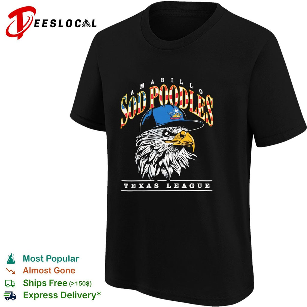 Amarillo Sod Poodles Texas League eagle shirt