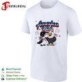 America 250 Loon and Bald Eagle with American Flag Patriotic Fourth of July shirt