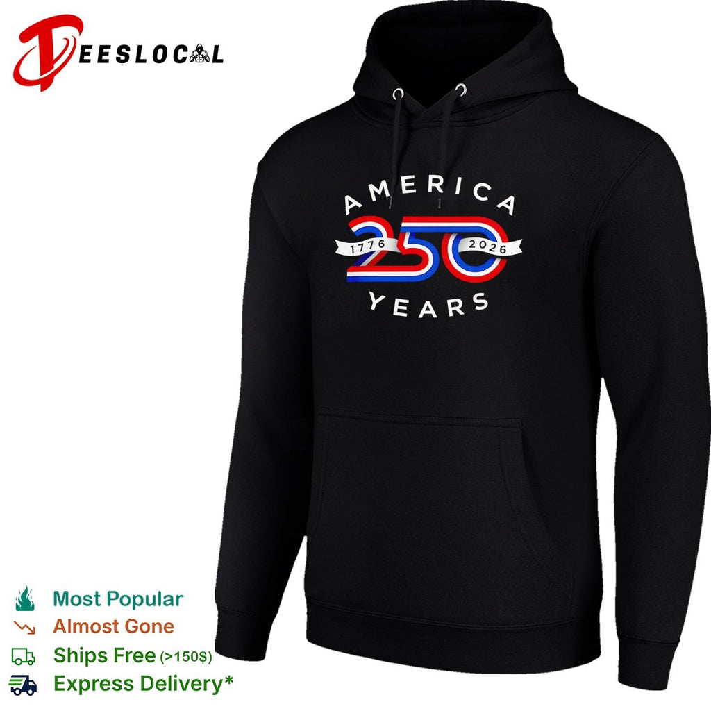 America 250 Years 1776 2026 Patriotic Red White and Blue Anniversary Concept shirt