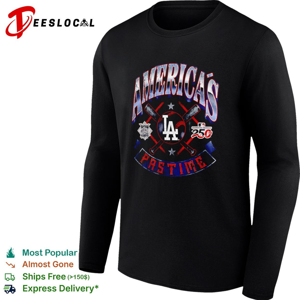America’s Pastime Los Angeles Dodgers MLB Celebrating America’s 250th Anniversary shirt