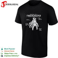 Anatomy of a fingercreeper monster hand labeled diagram fantasy shirt