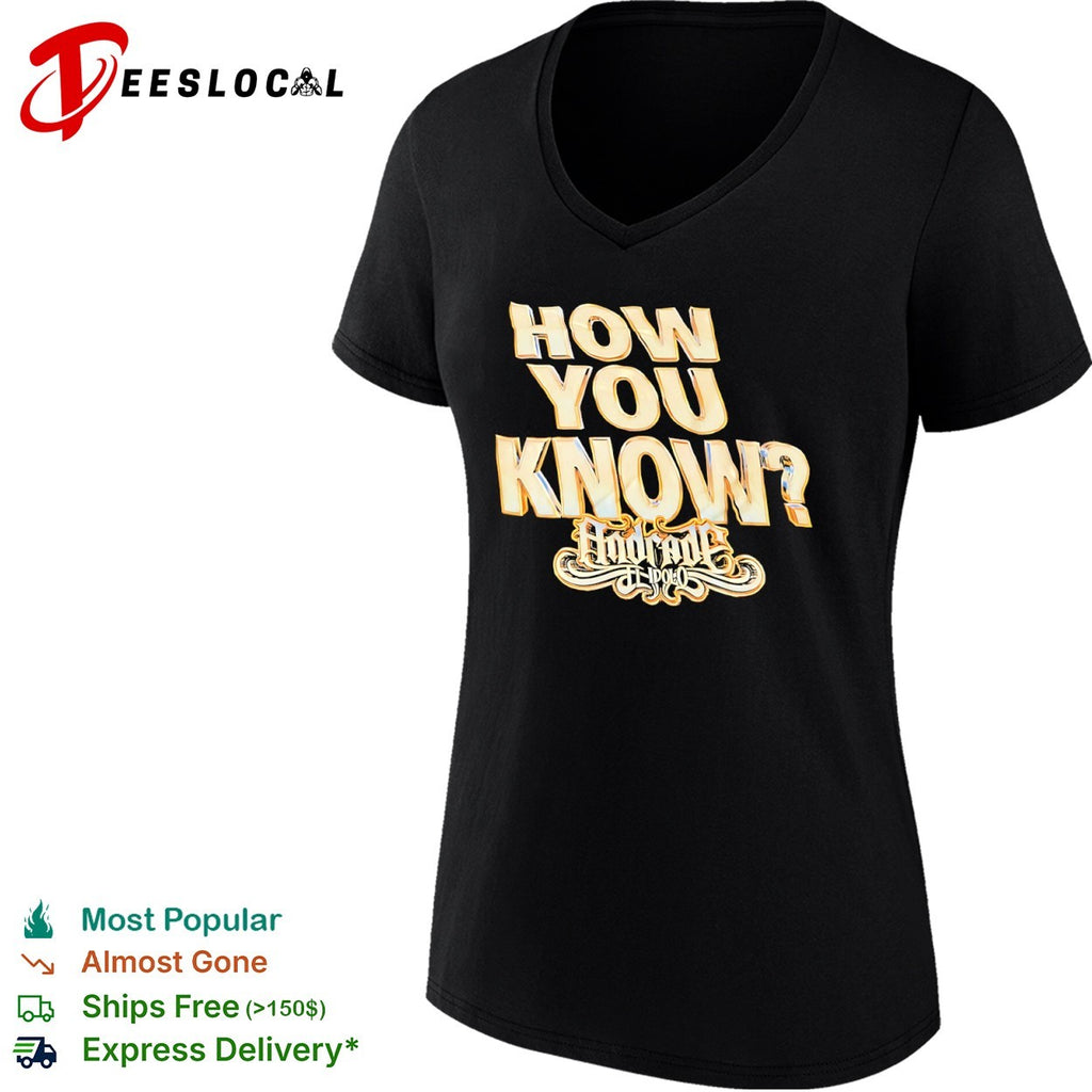 Andrade El Idolo How You Know AEW Wrestling Professional Wrestling shirt
