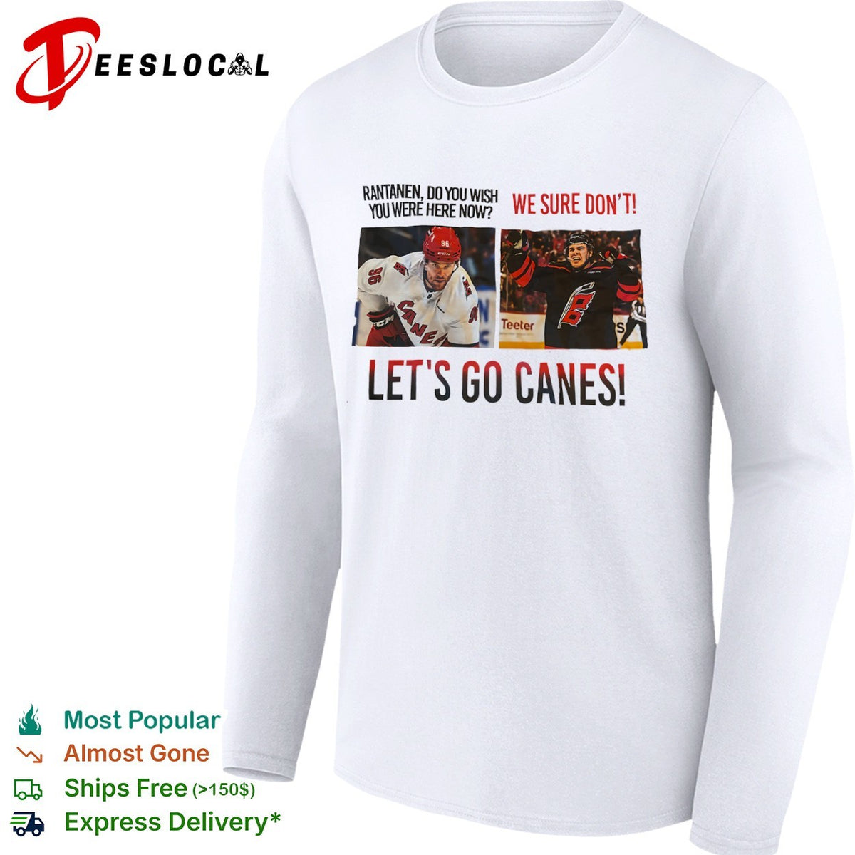 Andrei Svechnikov Carolina Hurricanes NHL Rantanen Do You Wish We Sure Don’t Shirt