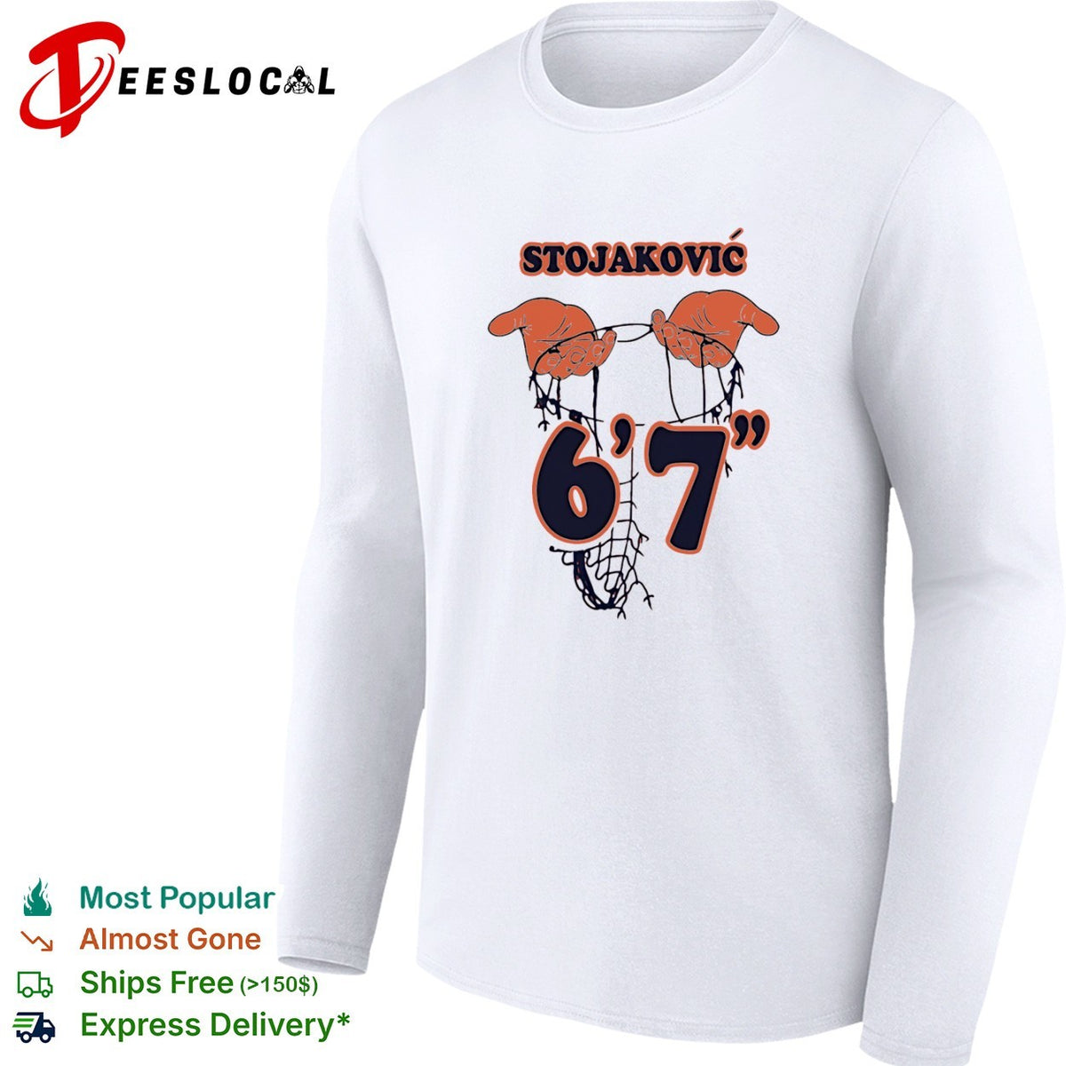 Andrej Stojakovic 6 7 Illinois Fighting Illini basketball shirt