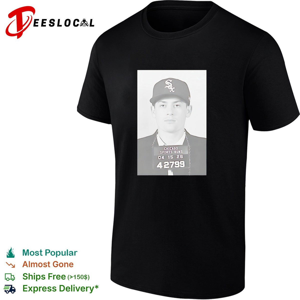 Andrew Benintendi Chicago White Sox MLB Mugshot Shirt