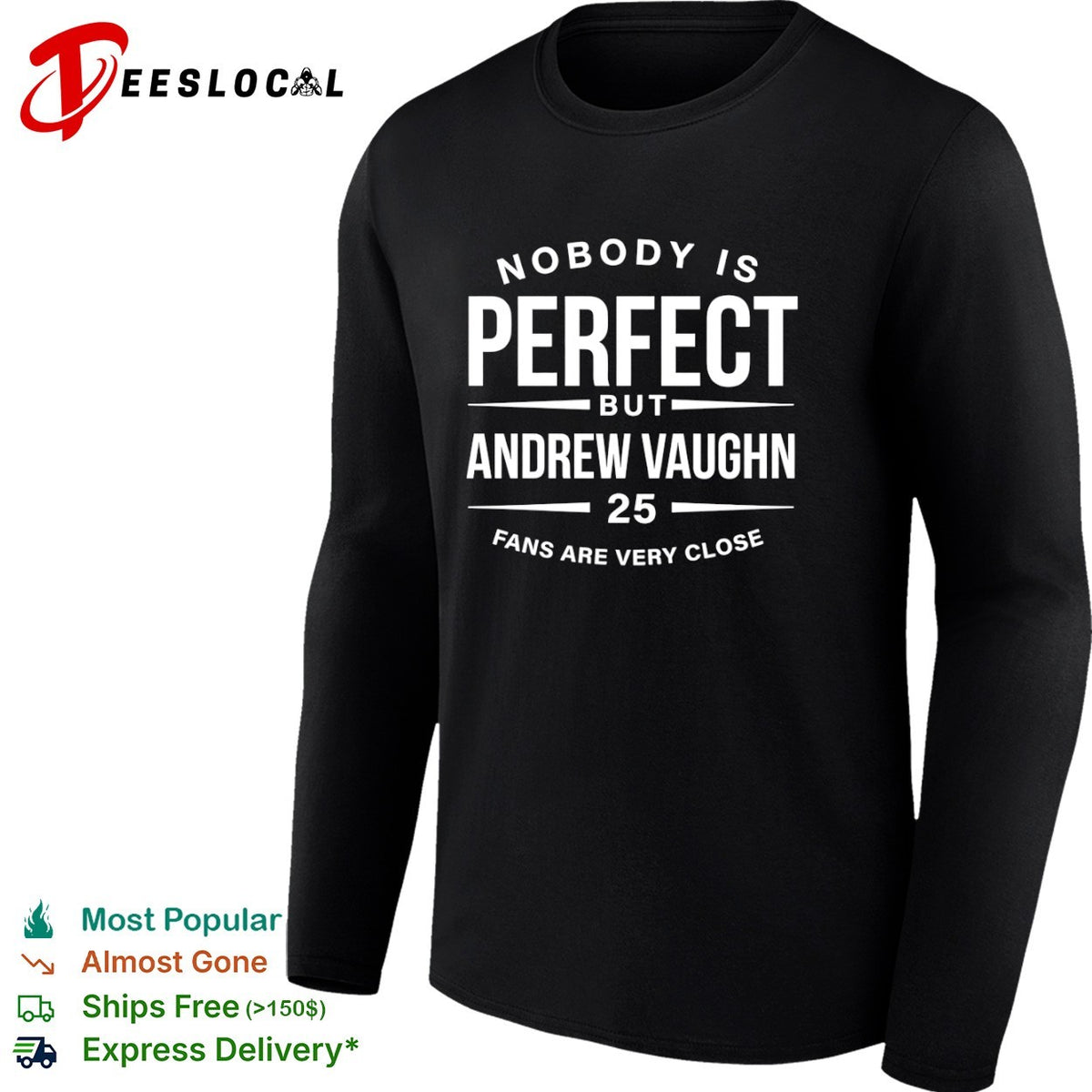 Andrew Vaughn Chicago White Sox MLB Nobody is perfect but Andrew Vaughn shirt