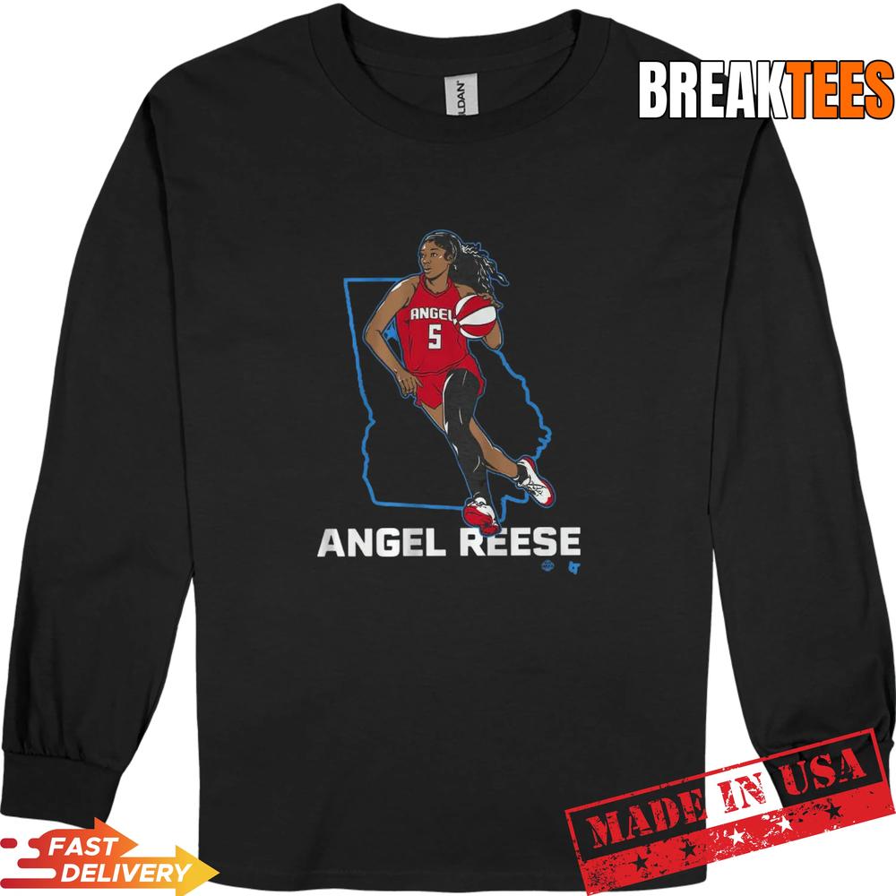 Angel Reese ATL State Star WNBA Basketball T-Shirt