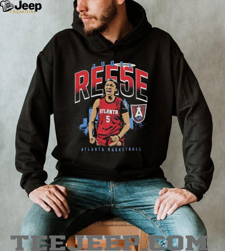 Angel Reese Atlanta Basketball Sky High Power Graphic T Shirt