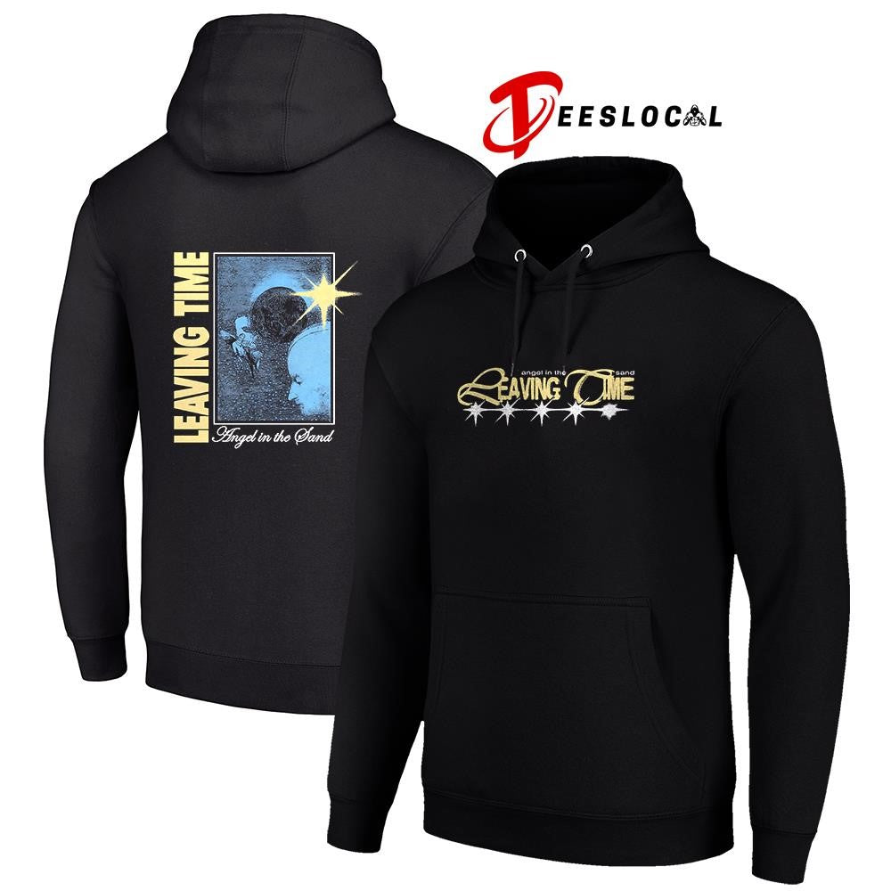 Angel in the sand leaving time graphic shirt