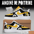 Angine de Poitrine Custom Air Force 1 Shoes