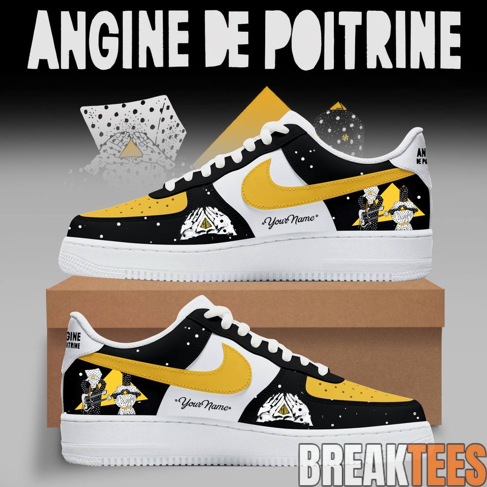 Angine de Poitrine Custom Air Force 1 Shoes