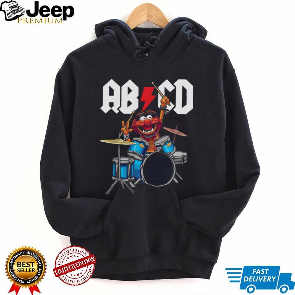 Animal Muppets Drummer ABCD Rock Music Graphic T Shirt