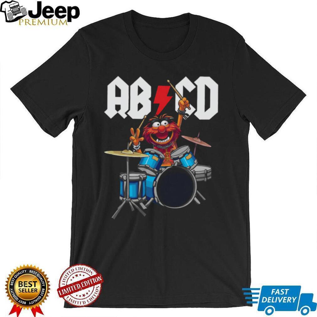 Animal Muppets Drummer ABCD Rock Music Graphic T Shirt